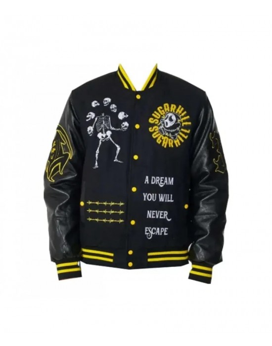 Great Escape Latterman Black Varsity Jacket