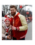 Harrison Butker Super Bowl LVII Parade Varsity Jacket