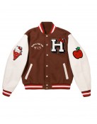 Hello Kitty Apples Wool Varsity  Jacket