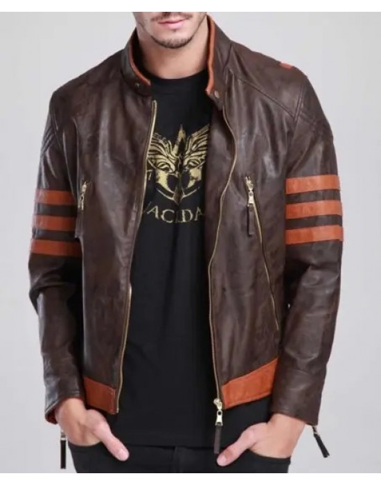 Hugh Jackman X Men Wolverine Leather Jacket