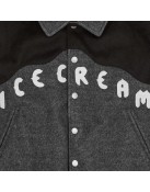 ICECREAM Western Gray Varsity Jacket