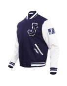 Jackson State University Classic Rib Wool Varsity Jacket