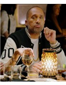 Kenya Barris Blackaf Black and White Varsity Jacket