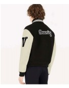 Kenya Barris Blackaf Black and White Varsity Jacket