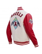 Los Angeles Angels Retro Classic Red Wool Varsity Jacket