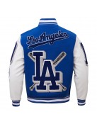 Los Angeles Dodgers Mash Up Blue Varsity Jacket