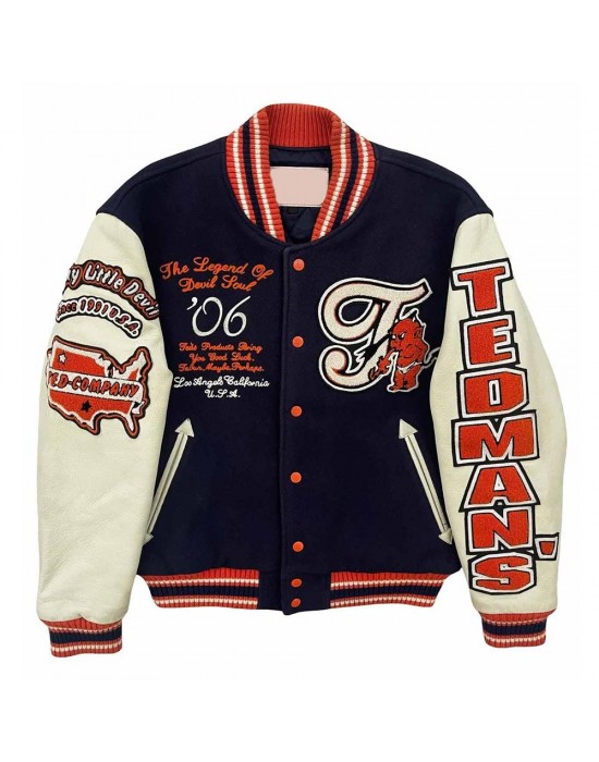 Lucky Devil Varsity Jacket