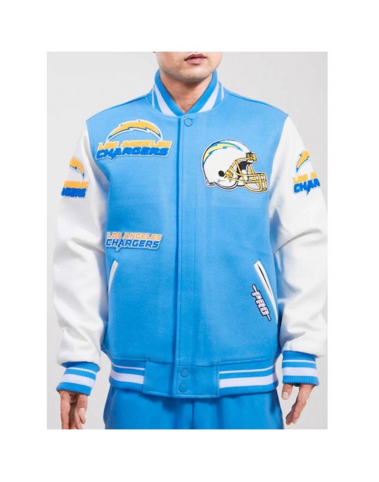 Mashup Los Angeles Chargers Varsity Jacket