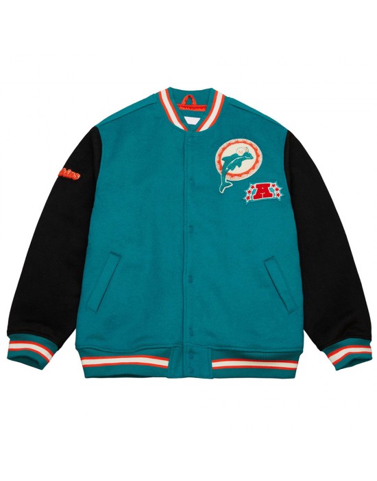 Miami Dolphins Team Legacy Varsity Jacket