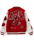 Multi Motif Bape Varsity Jacket