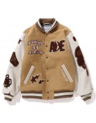 Multi Motif Bape Varsity Jacket