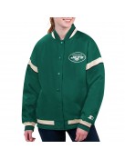 NY Jets Tournament Green Varsity Jacket