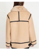 New York State of Mind Ramona Singer Wool Shearling Jacket