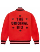 OVO Chicago Blackhawks Red Varsity Jacket