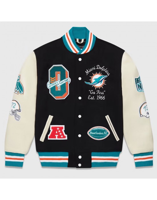 OVO Miami Dolphins Varsity Jacket