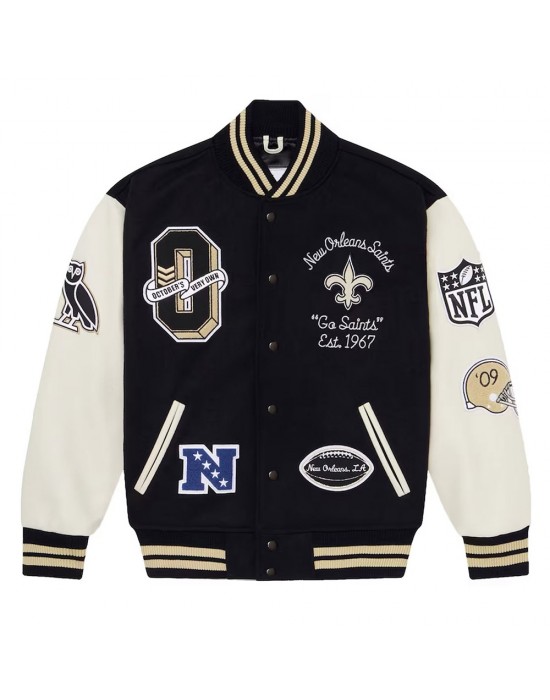 OVO New Orleans Saints Varsity Jacket