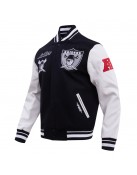 Oakland Raiders Retro Classic Rib Wool Varsity Jacket