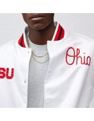 Ohio State University White Satin Jacket