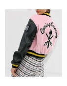 Opening Ceremony Pink Varsity Jacket