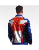 Overwatch video game soldier 76 Cosplay Leather jacket