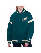 Philadelphia Eagles Tournament Midnight Green Varsity Jacket