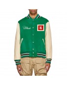 Rhude Green Varsity Jacket