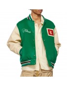 Rhude Green Varsity Jacket