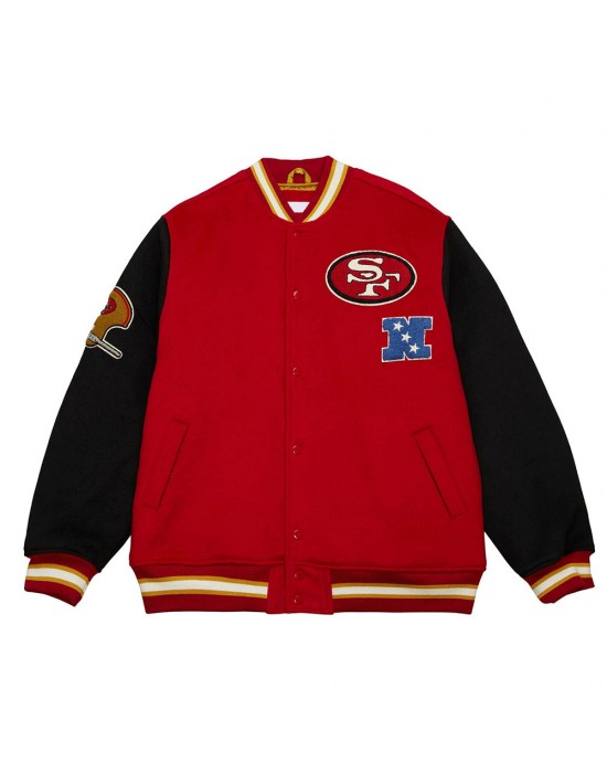 San Francisco 49ers Team Legacy Varsity Jacket