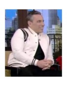 Sebastian Maniscalco Live With Kelly and Ryan Teddy Varsity Jacket