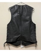 Skeleton Halloween Leather Vest