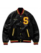 Sole Folks Varsity Satin Jacket