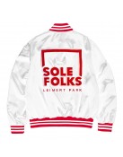 Sole Folks Varsity Satin Jacket