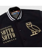 Sotto Sotto OVO Black Varsity Jacket