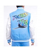 Tampa Devil Rays Retro Classic Rib Varsity Jacket