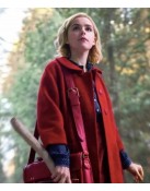 The Chilling Adventures of Sabrina Spellman Red Wool Coat