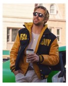 The Fall Guy Ryan Gosling Black & Yellow Varsity Jacket