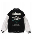 TideEku Flowers Black/Blue Jacket