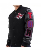 Toronto Raptors Black Varsity Jacket