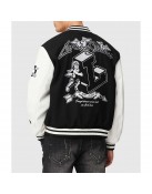 Tough Love Black and White Varsity Jacket