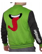 Unspeakable Letterman Green and Black Jacket