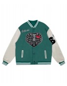 Varsity Buns Guts Battle Bid Heart Skull Wool Jacket