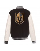 Vegas Golden Knights Varsity Black and White Jacket