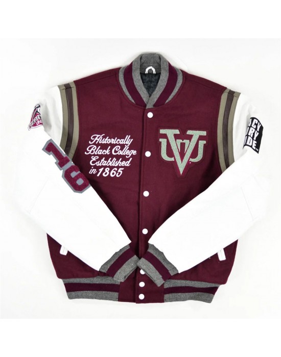 Virginia Union University Motto Varsity Jacket