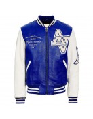 Wildcat Champion Varsity Real Leather Jacket