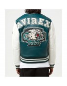 Wildcat Champion Varsity Real Leather Jacket