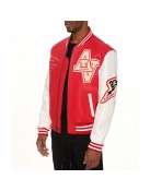 Wildcat Champion Varsity Real Leather Jacket