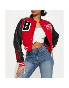 Women’s Chicago Bulls Cropped Varsity Jacket