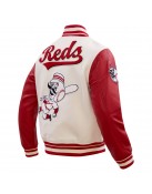 Wool/Leather Cincinnati Reds Classic Varsity Jacket