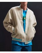 X Converse Golf Le Fleur Bomber Sherpa Jacket