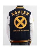 Xavier Institute Black and White Varsity Jacket